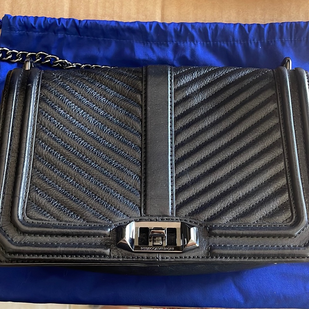 Rebecca Minkoff Quilted Crossbody Leather Bag